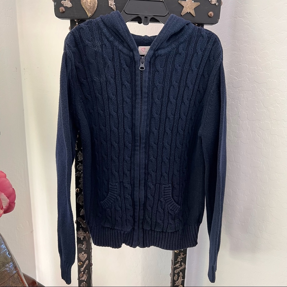 Children’s Place School Uniform Cardigan Cableknit Sweater